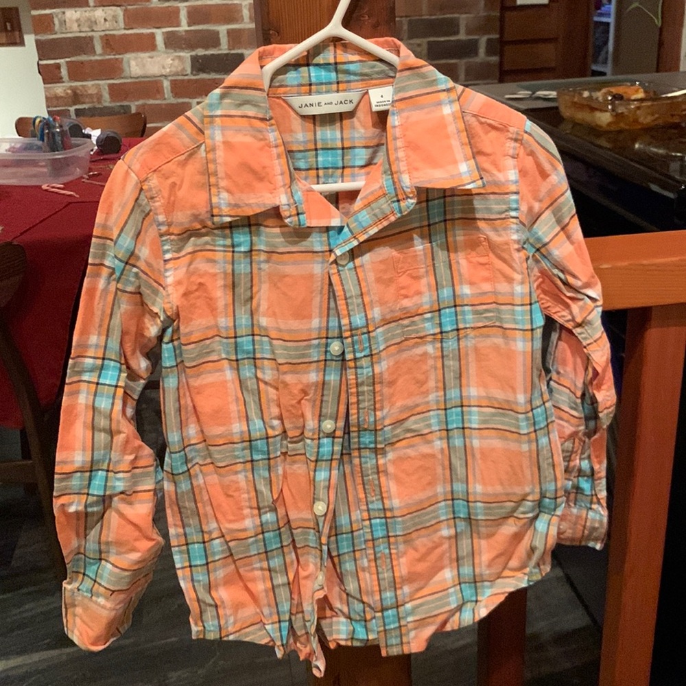 Janie and Jack spring button down 4T